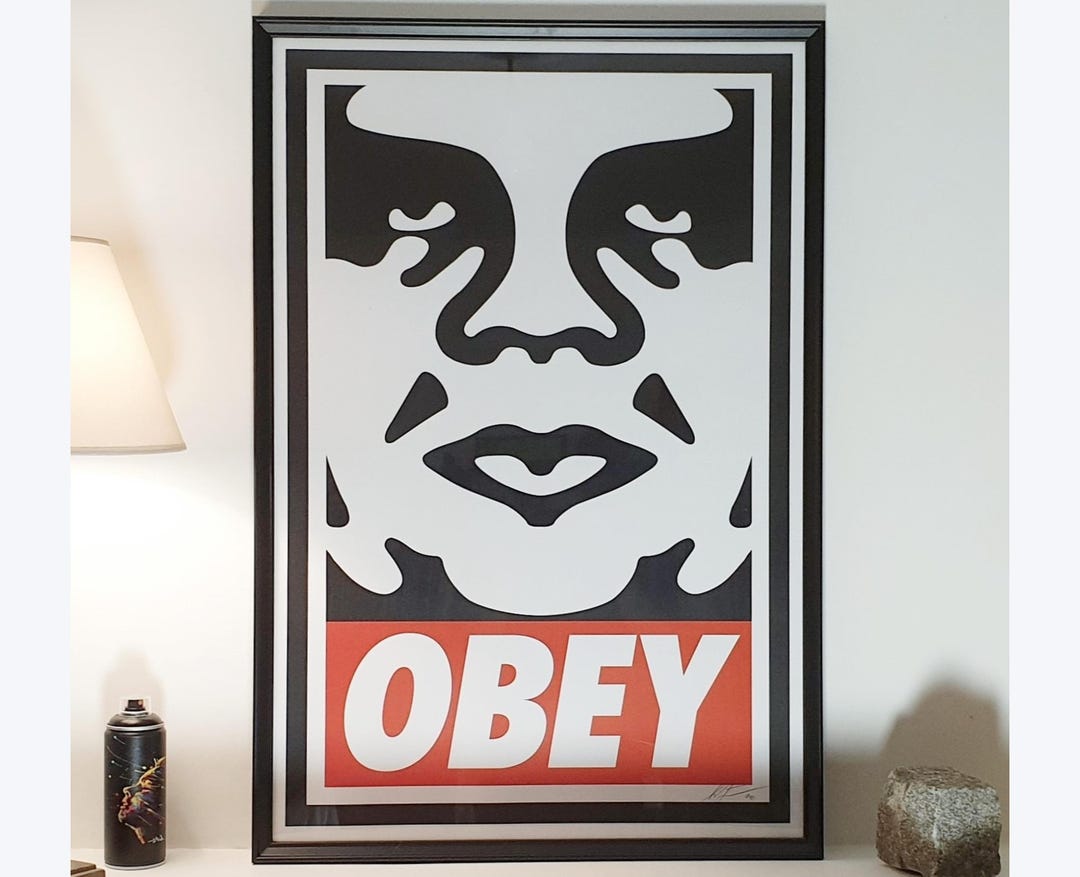 シェパード・フェアリー ポスター (OBEY) - サイン入り - Obey Icon