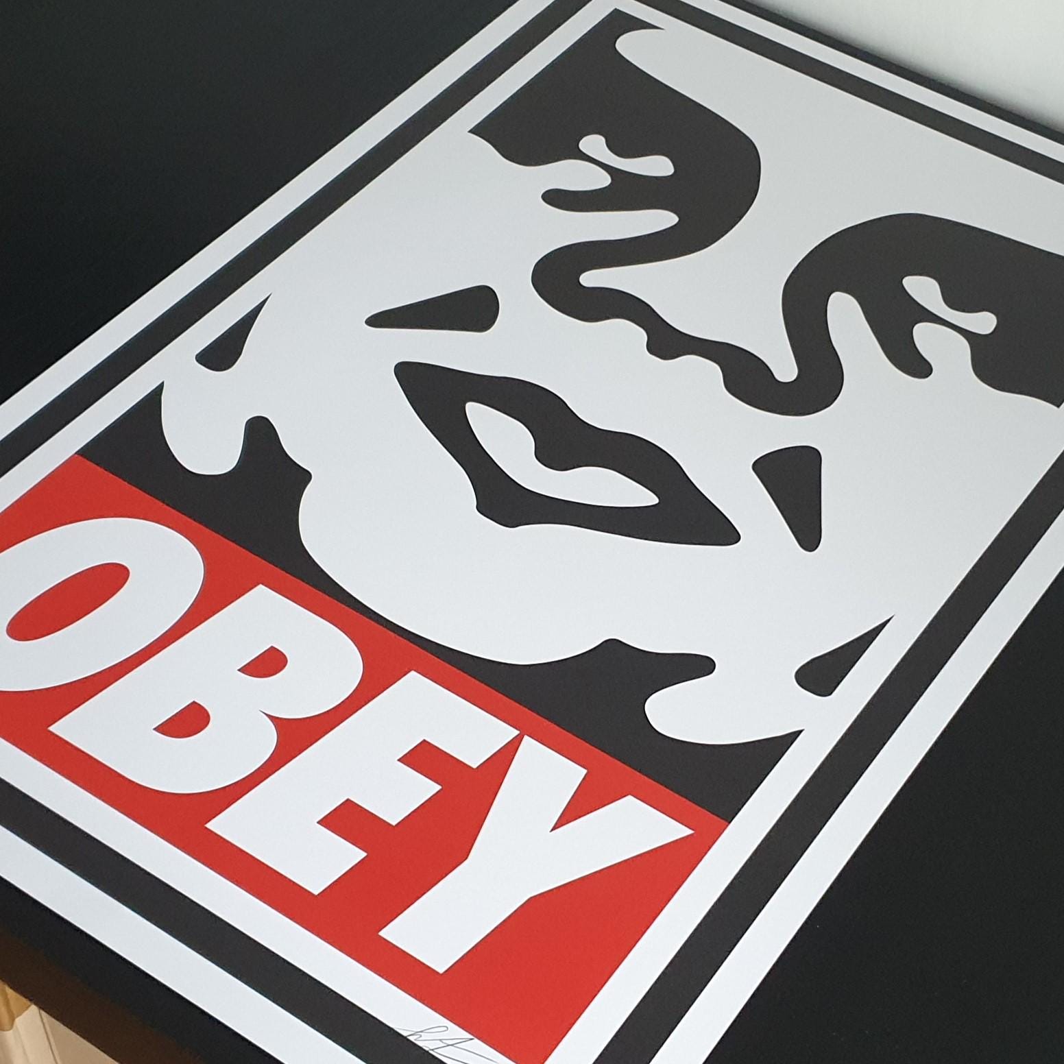 シェパード・フェアリー ポスター (OBEY) - サイン入り - Obey Icon