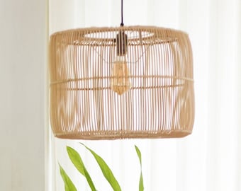 Rattan Lamp | Lampshade | Pendant Light LIKU (2 sizes)