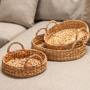 Tray MATAHARI made of Water Hyacinth (3 sizes)
