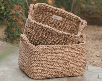 Storage Basket TANIMBAR made from Water Hyacinth