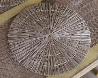 Tischset (2er-/4er-/6er-Set) 35 cm | Platzset ALANG aus Seegras