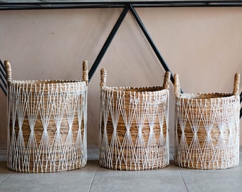 Laundry Basket | Plant Basket | Storage Basket MANDURO made of Banana Fibre (3 sizes)