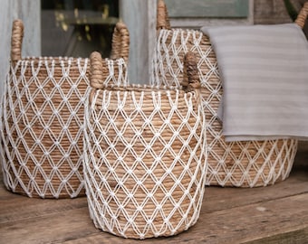 Laundry Basket | Plant Basket | Storage Basket KUBU made from Banana Fibre (3 sizes)