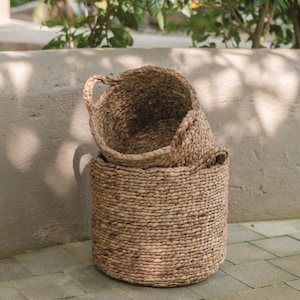 mandje | Wasmand | BALAI plantenmand van waterhyacint (3 maten)