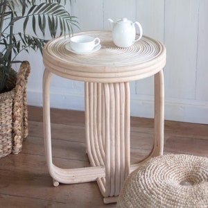Rattan Side Table | End Table | Couch Table KANTHI