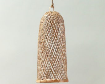Bamboo Lamp Natural Lampshade Woven Ceiling Lamp CAMAYA