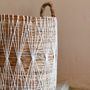 Laundry Basket Plant Basket Storage Basket MANDURO made of Banana Fibre 3 sizes image 3
