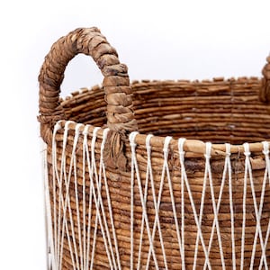 Laundry Basket Plant Basket Storage Basket MANDURO made of Banana Fibre 3 sizes image 9
