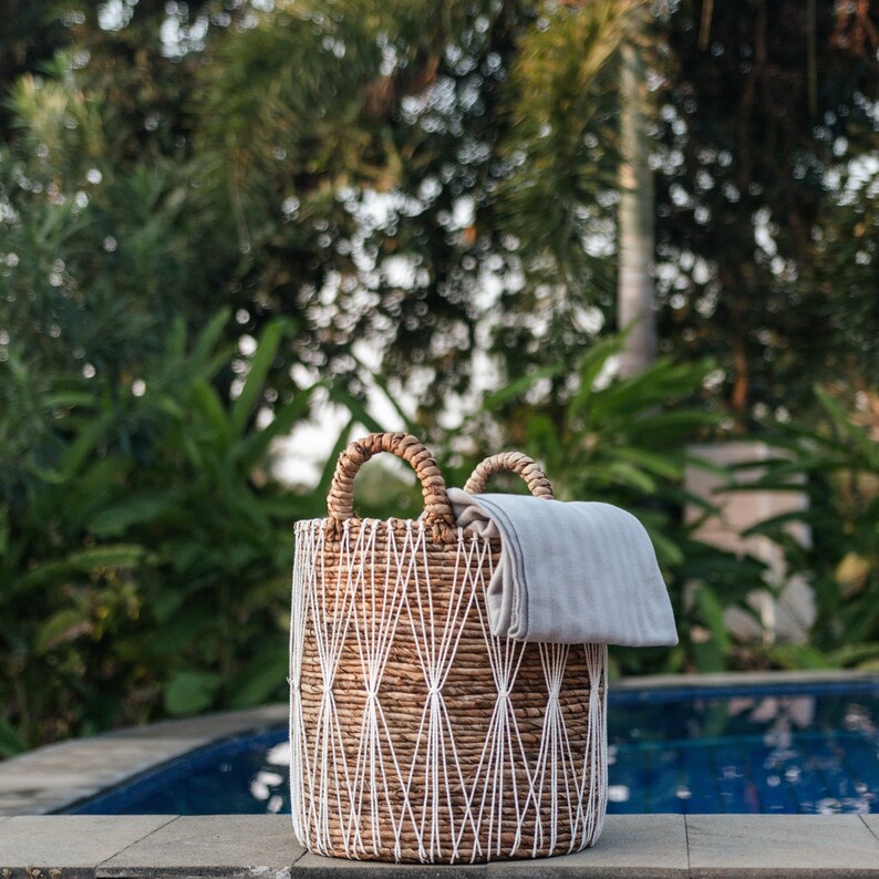 Laundry Basket Plant Basket Storage Basket MANDURO made of Banana Fibre 3 sizes image 6