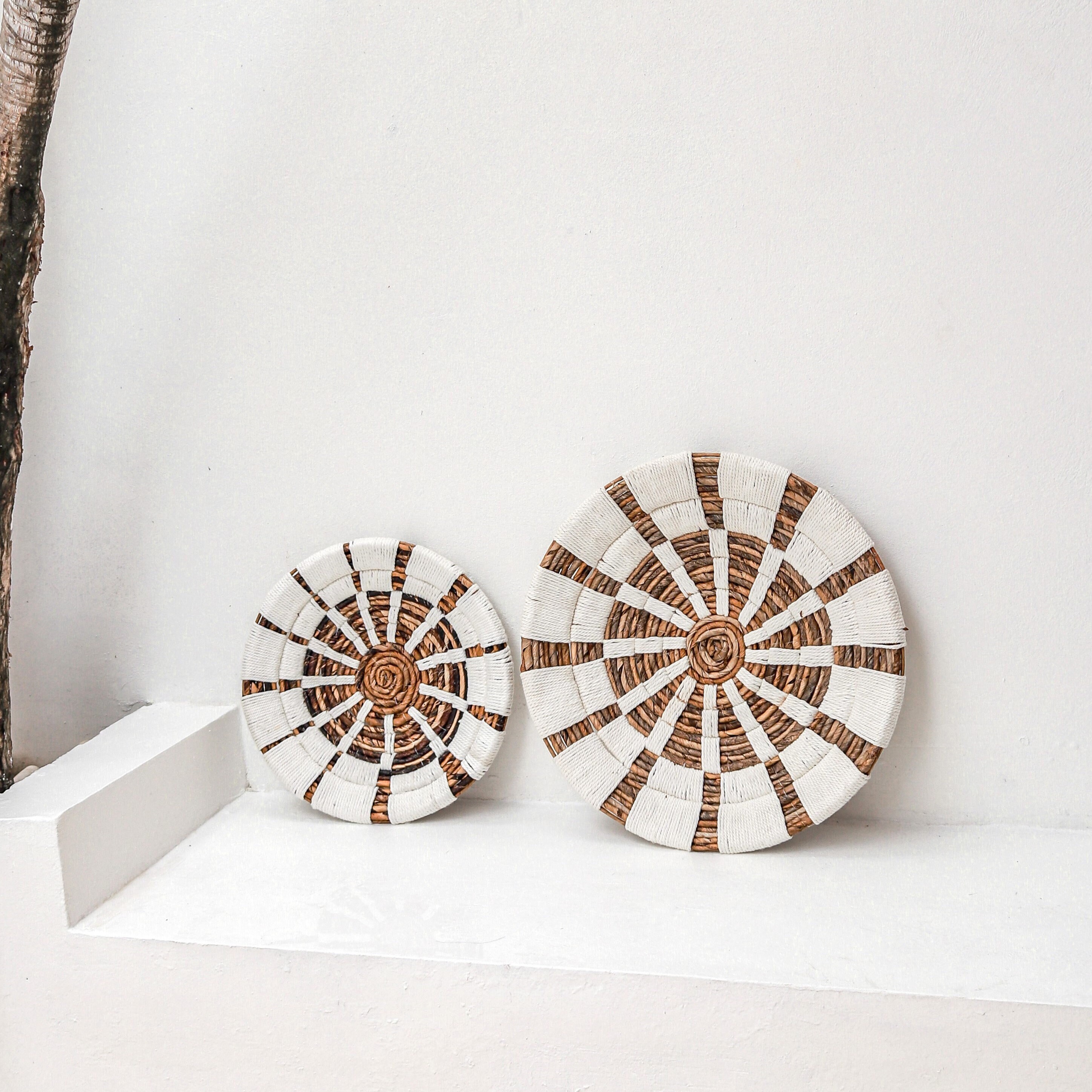 Wall Decor | Wall Basket | Wall Hanging | Fruit Bowl | Decorative Bowl HUTAN made of Banana Fibre (2 sizes)