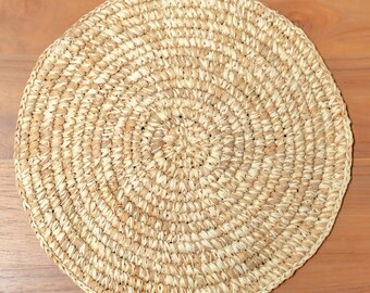 Placemat Table Mat Round Made of Raffia (Set of 2, 4 or 6) URUP