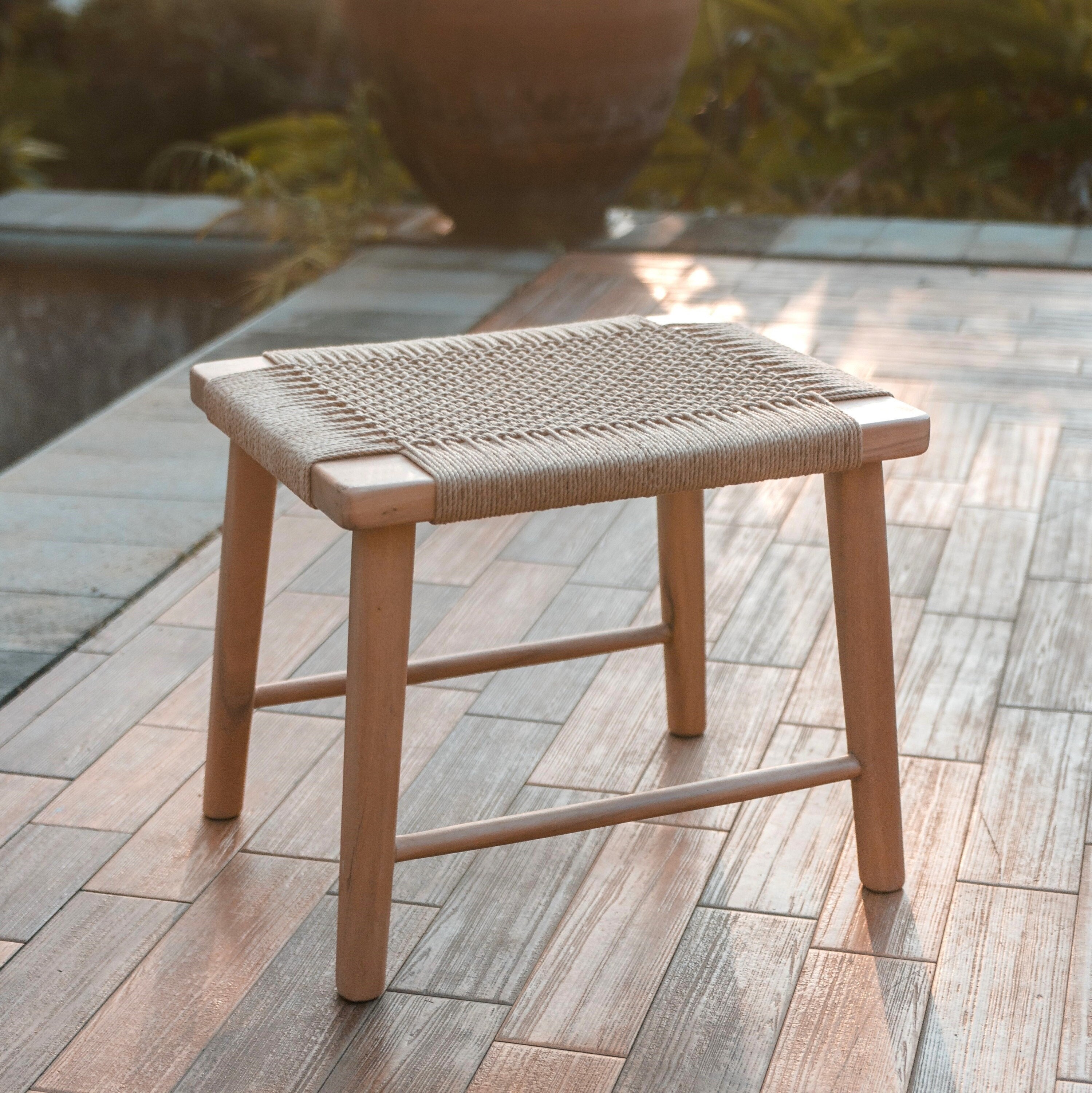 Woven Stool Etsy