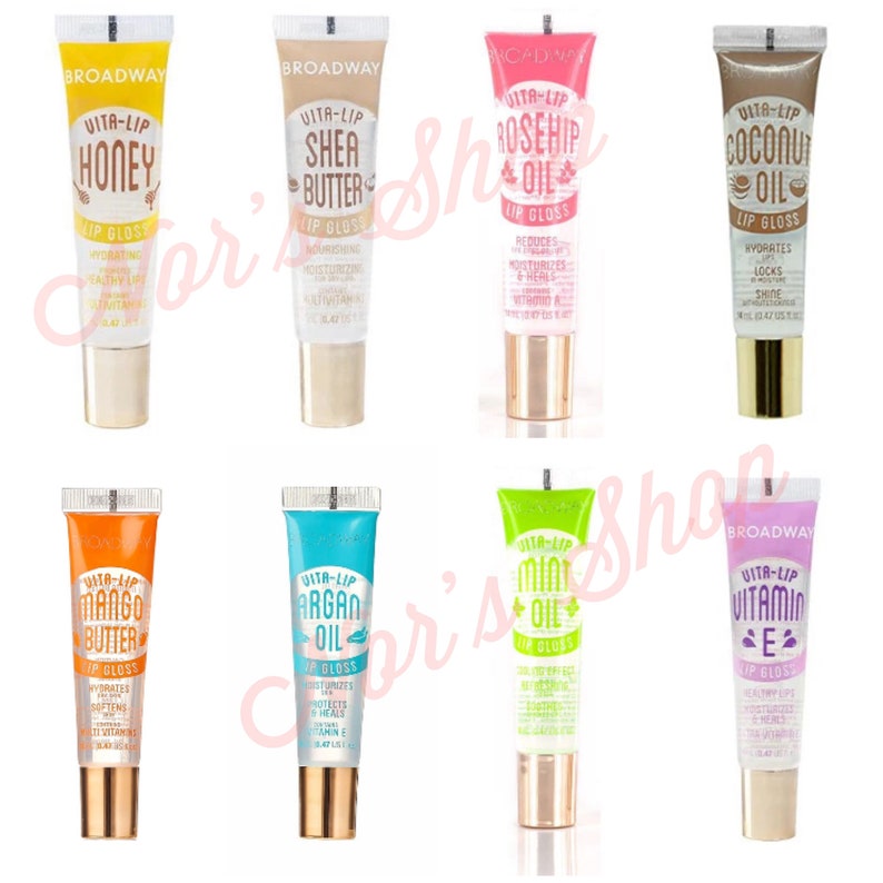 Broadway Lip Gloss VitaLip Mango Butter Rosehip Argan & Etsy