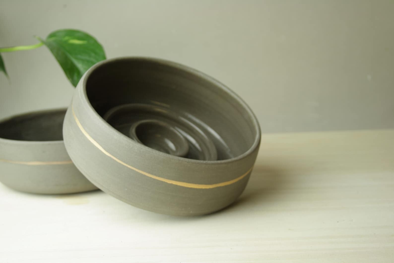 Ceramic Slow Feeder Dog Bowl. Pottery Dog Food Bowl. Slow Feed Etsy