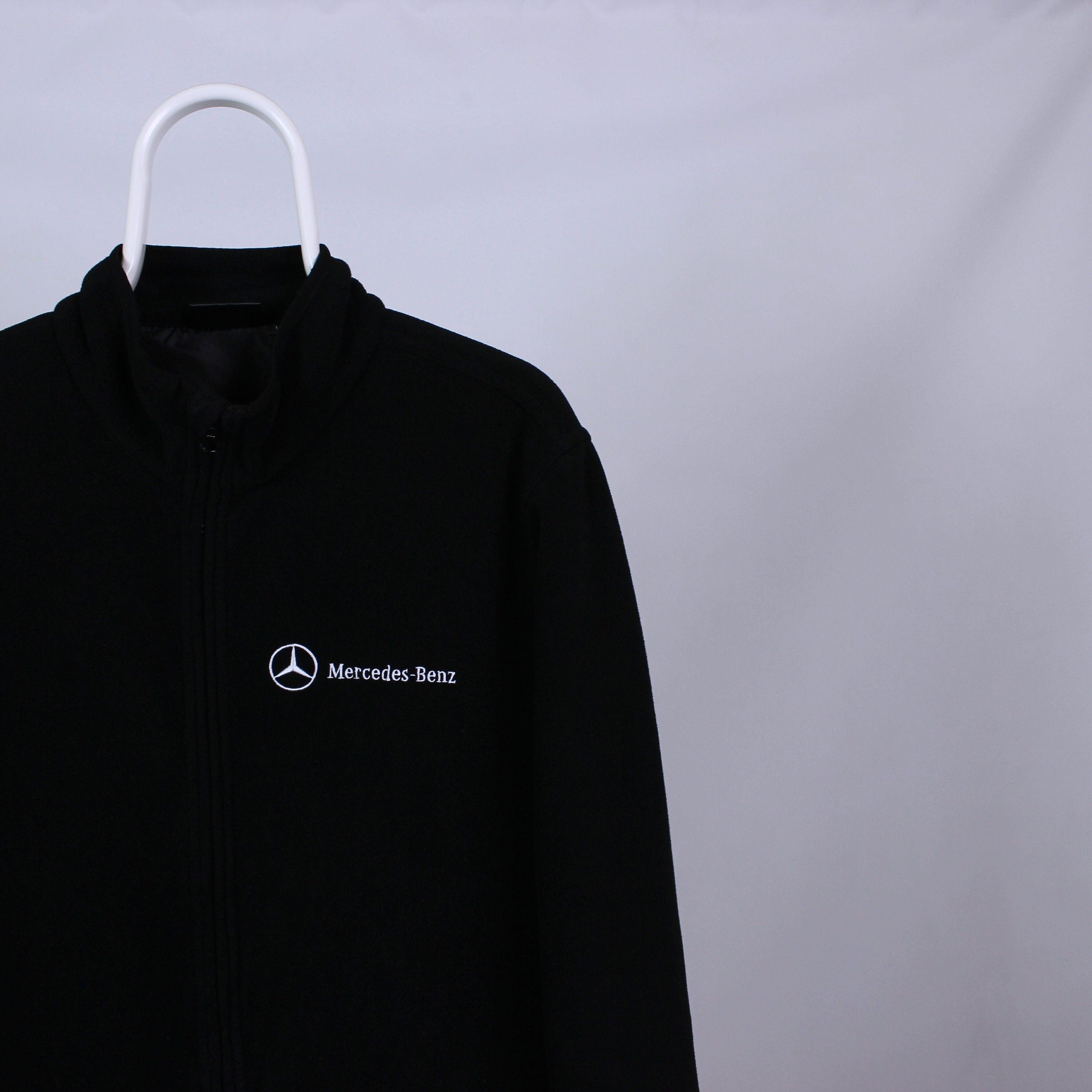 Mercedes Benz Fleece Full Zip Jacket Rarity M L 