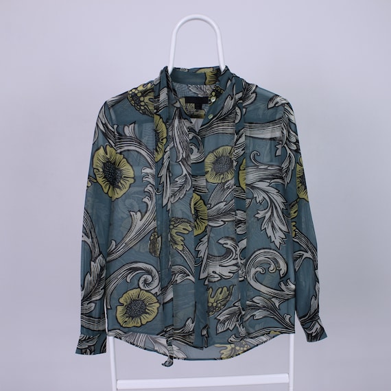 Burberry Prosum camisa boton Ups multi logo flores pura lana S Etsy Mexico
