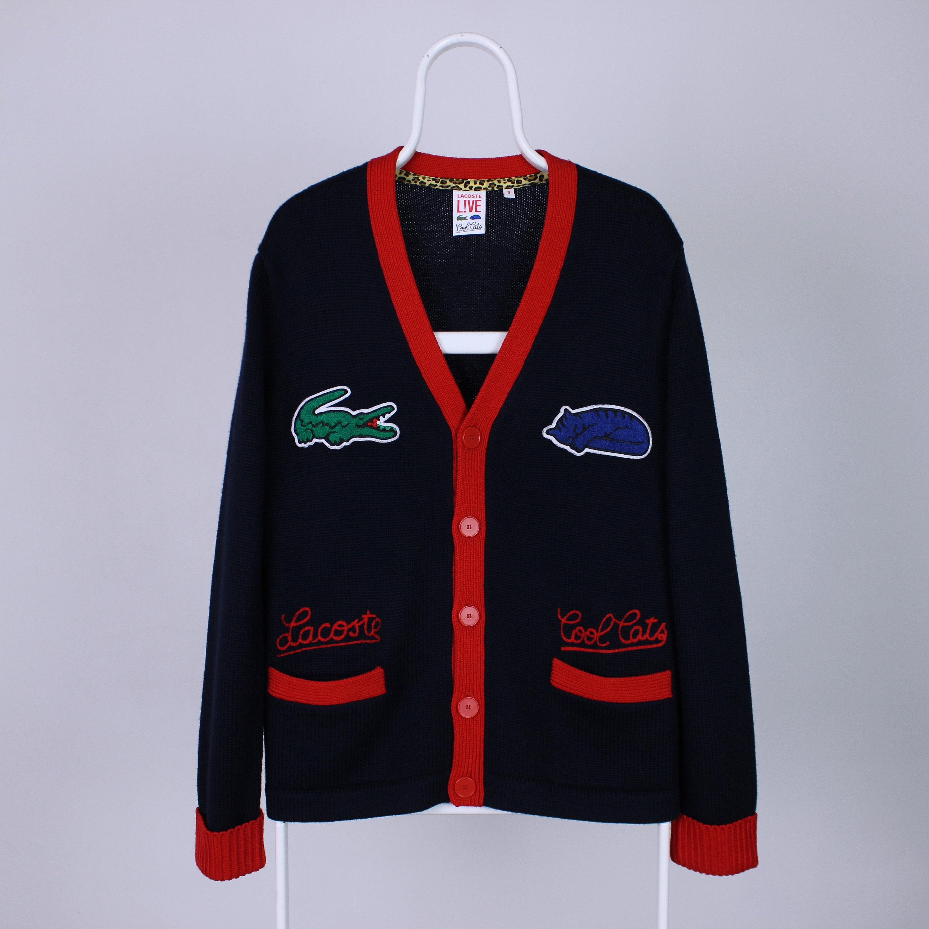 LACOSTE L!VE×Cool Cats カーディガン Mサイズ相当 【公式通販】