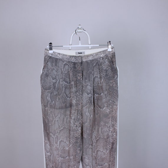 Acne women pants light silk multi 36 euro S - image 1