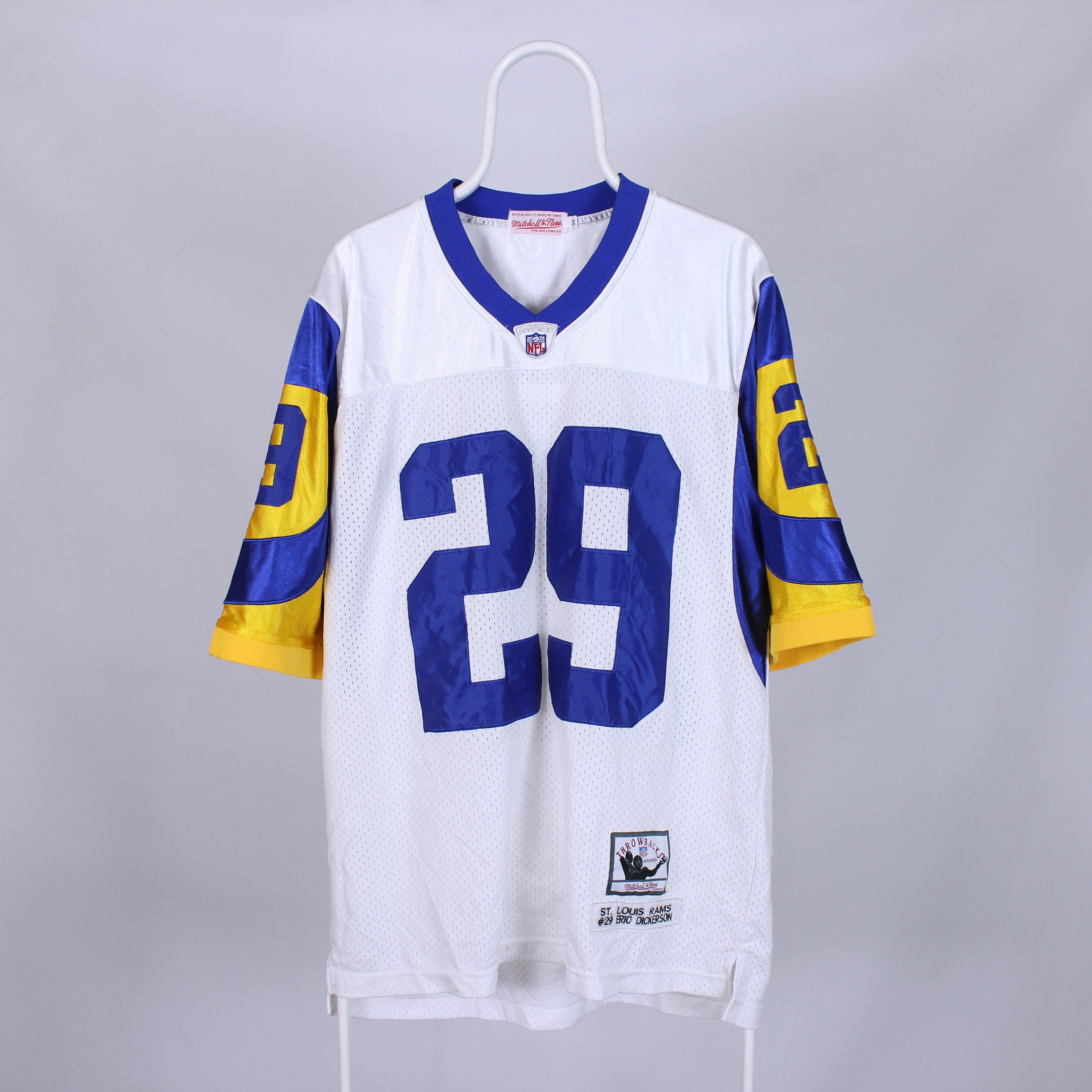 Sudadera tipo jersey de forro polar grande y alto Mitchell & Ness Royal  Seattle Seahawks para