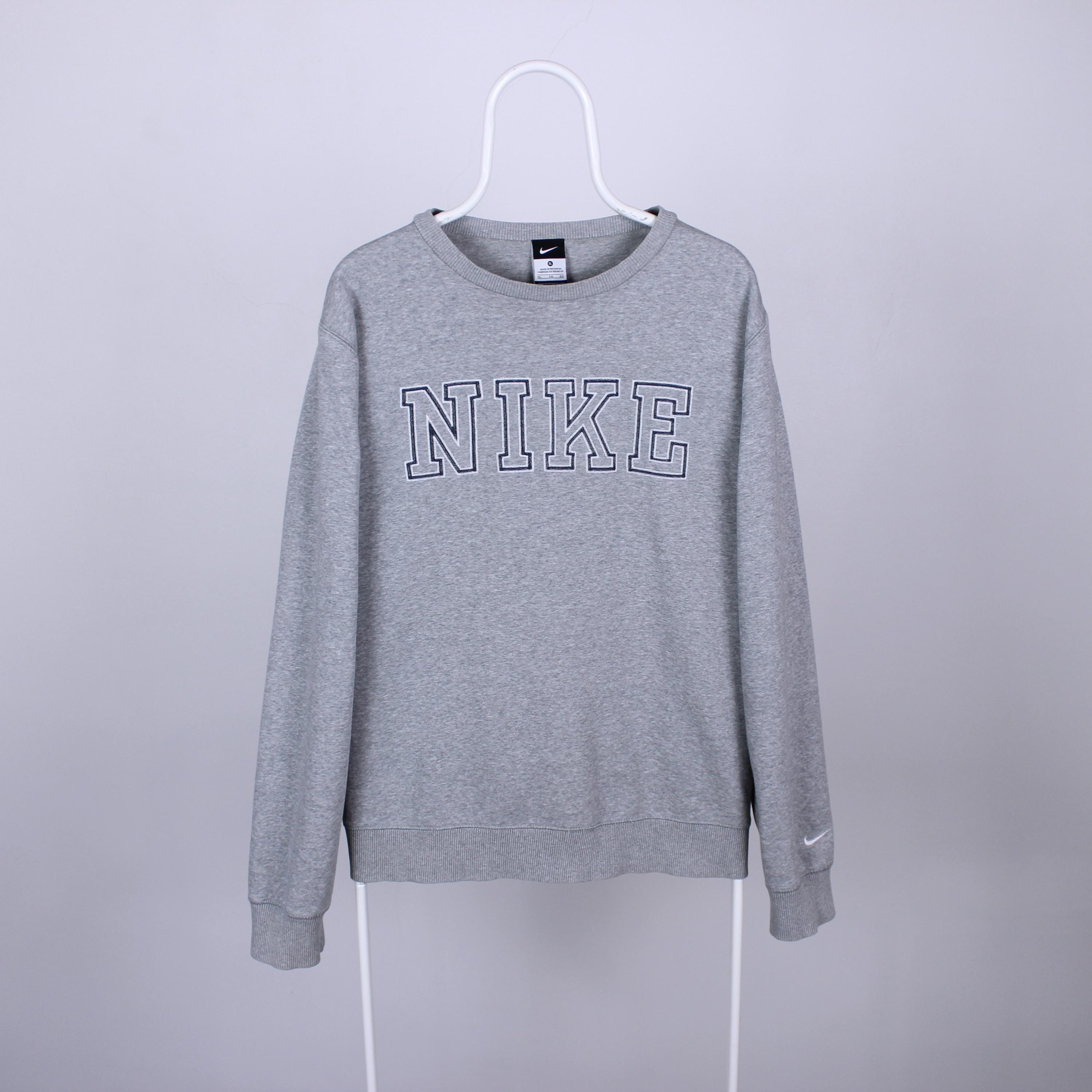 Nike Sweatshirt Cent Logo Big L XL Gray Etsy