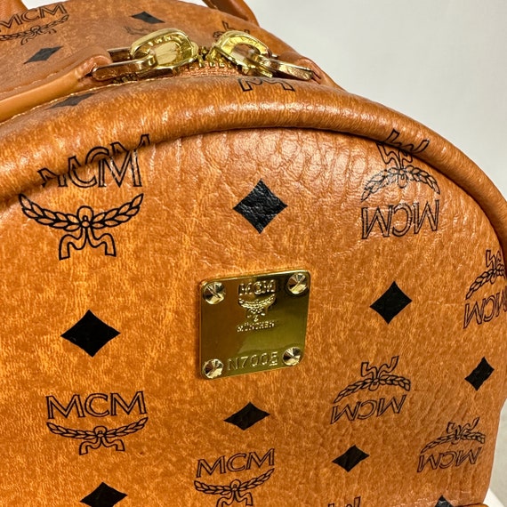 MCM vintage monogram backpack bag rarity leather - Gem