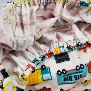 Baby Blanket Fitted Sheet Set plus BONUS Cars and Trucks, Construction, Big Rig Bild 9