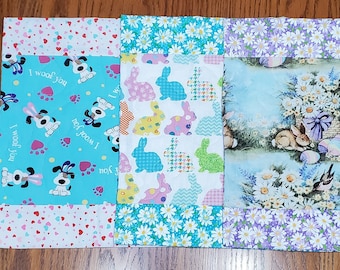Quilted Easter Table Runner Spring April