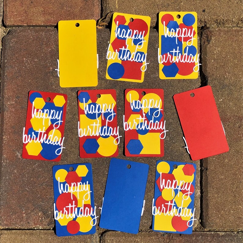 Birthday Gift Tags Cute Gift Tags Etsy