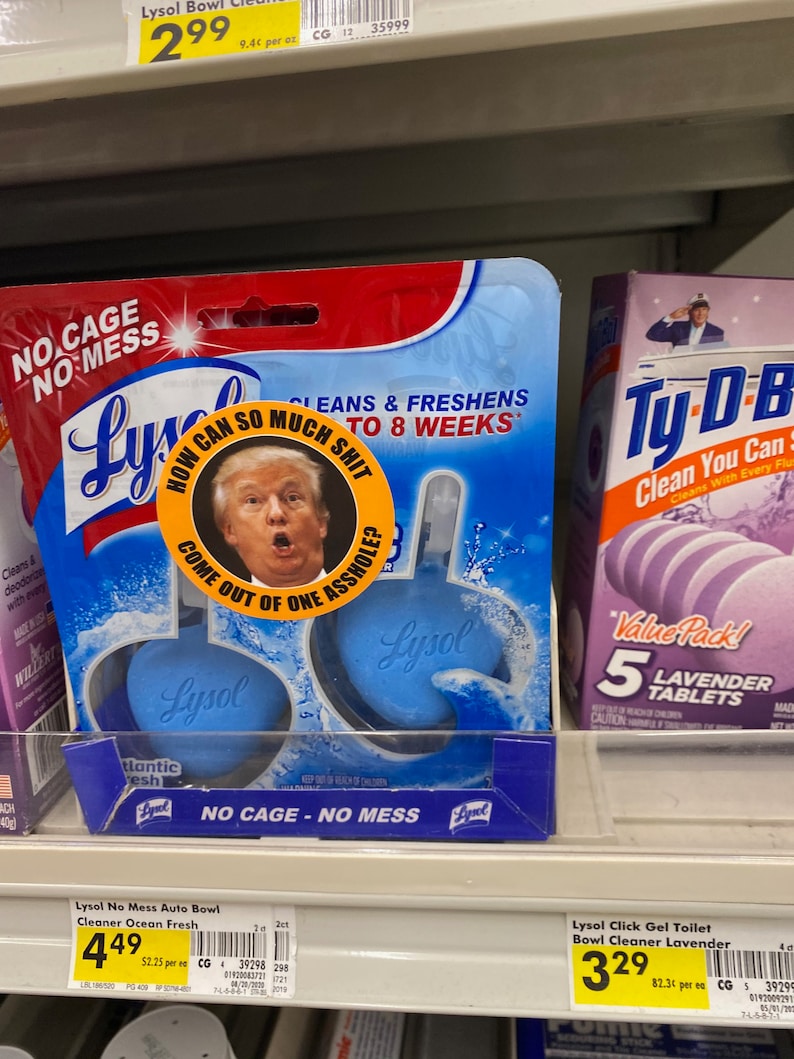 Political Humor Stickers: Anti-Trump Asshole Decals, Indoor/Outdoor Use (12 Pack) Stickers image 6