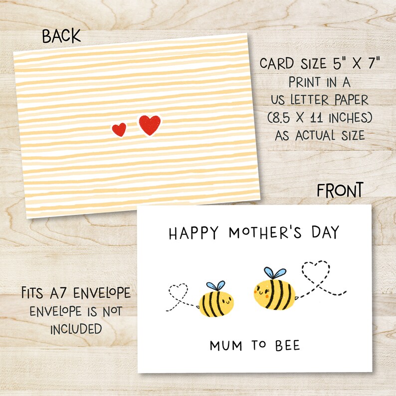 Mum to Be Card, Printable New Mom Card, Mother's Day Greeting Card ...