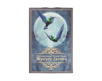 Mystery Secrets Lenormand deck | Oracle Deck | 36 Oracle Cards + guidebook