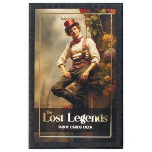 Das Verschollene Legenden Tarot Deck | 78 Mystische Tarotkarten + Ratgeber | Fantasy Art Tarot für Sammler & Leser