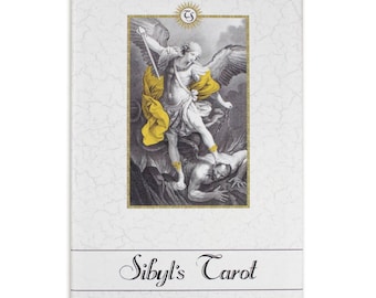 Sibyl Tarot Deck – 78 Myth-Inspired Tarot Cards with Classical Imagery | Intuitive Divination Deck with Guidebook in Rigid Box