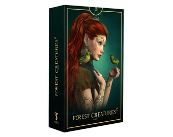 Forest Creatures Tarot 2 deck | Fairy Tarot Deck | 78 Tarot Cards + guidebook