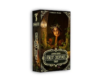 Forest Creatures Tarot deck | FairyTarot Deck | 78 Tarot Cards + guidebook
