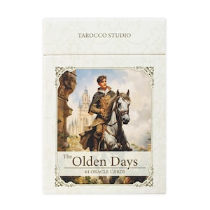 The Olden Days Lenormand Deck – 44 Vintage-Inspired Oracle Cards for Divination & Self-Reflection | Lenormand Set with Guidebook