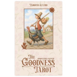 Baralho de Tarô Goodness – Tarô Remasterizado com 78 Cartas Inspirado em Contos de Fadas para Leituras Energéticas | Ilustrações Suaves em Caixa de Presente