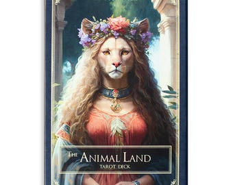 Animal Land Tarot Deck | 78 Whimsical Animal Tarot Cards + Guidebook | Cute Deck for Beginners & Collectors