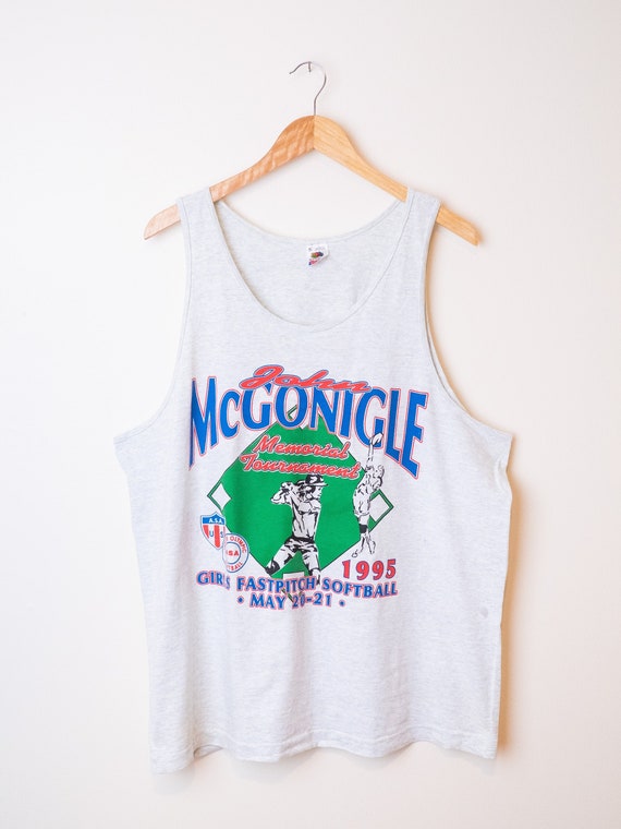 Vintage Tank Top / Baseball Tee / 90s Shirt / Exce