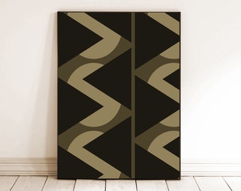 Abstract Art Print, Abstract Shapes Printable Art, JPG Art Prints, Modern Art Prints, Geometry Wall decor, Instant Download, Symmetry Art,