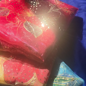 Beautiful Hand Painted Dupattas for Weddings/Events