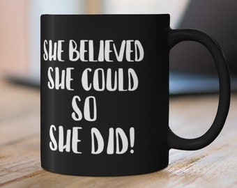 Nurse Gift Mug,Claasic Black Mug 11oz,Graduation Gift Mugs,Black Gift Mugs, Nurse School Gifts,New Nurse Motivational Gift Mug, For Her