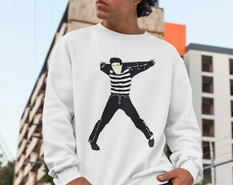 Elvis Presley Digital Art Unisex Sweatshirt,King of Rock and Roll, Elvis Presley Gift, Elvis Presley Sweatshirt