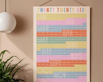 2026 Wall Planner | Large Yearly Calendar | At-a-Glance Large Planner | 2026 Year-to-View Giant Planner | Office Decor New Years Resolution