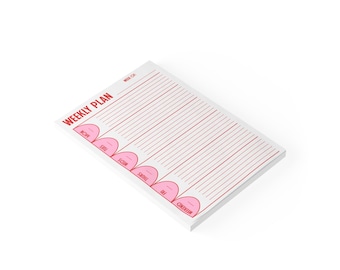 Weekly Planner Pad | Weekly Planner Notepad | 2026 Weekly Planner | Daily Planner | To Do List Desk Pad | Minimalist Weekly Pad