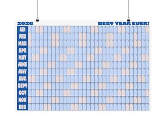 2026 Big Wall Planner | 2026 Monthly Planner | Wall Planner | Giant Wall Planner | Year at a Glance | Classroom Calendar | Poster Calendar