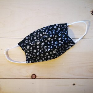 Masques double épaisseur 100 % coton - réutilisable - Made in Montreal Edelweiss