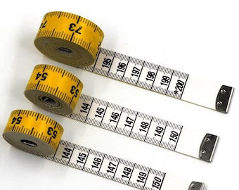 Hochwertiges professionelles Schneider-Maßband für Körpermessung, weiches flexibles Schneider-Maßband, 2size 60 "/ 150 cm - 78 "/ 200 cm