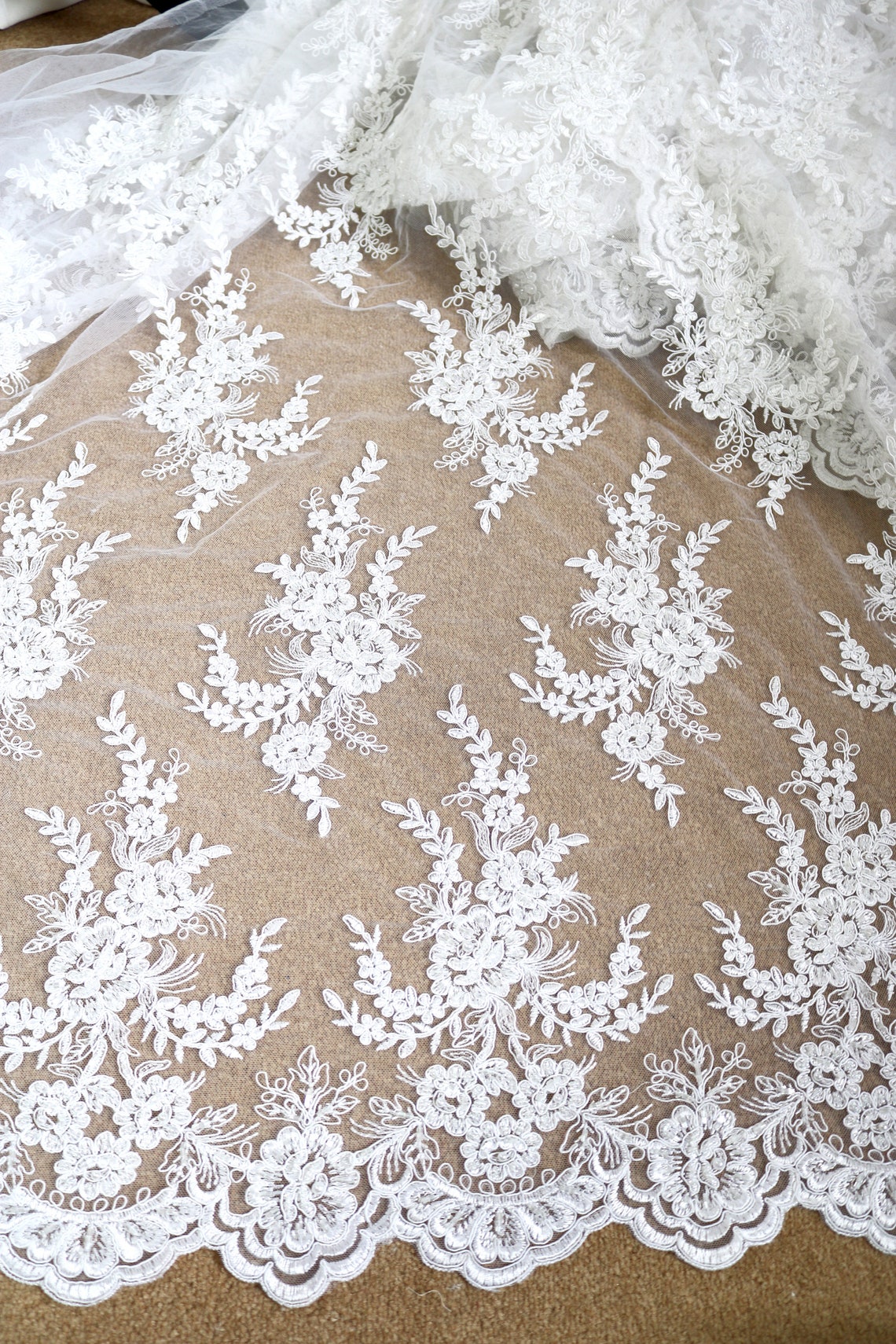 bridal lace material